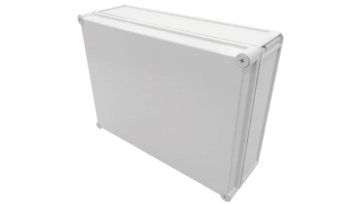 INDUSTRIAL Puszka hermetyczna n/t 440x330x145mm IP65 szara 2727-00