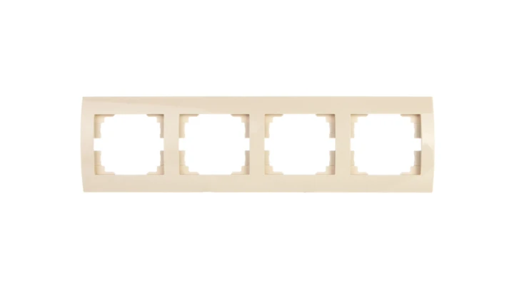 LOGI Ramka poczwórna pozioma Kremowy 021490003 25179