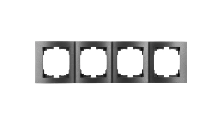 LOGI Ramka poczwórna pionowa Grafit 021540041 25301