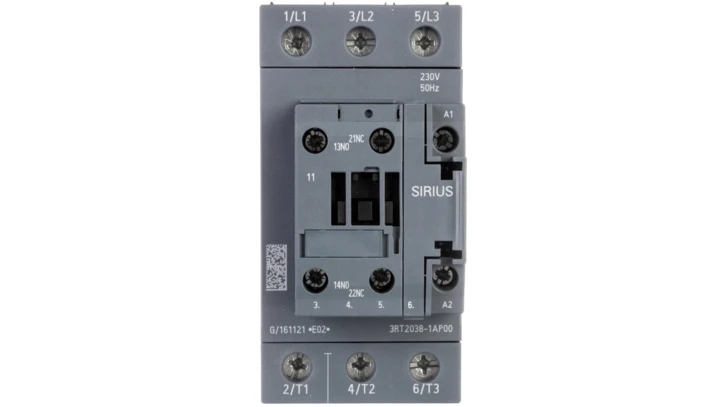 Stycznik mocy 80A 3P 37kW 230V AC 1Z+1R S2 3RT2038-1AP00