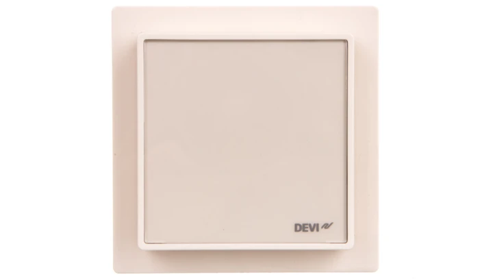 Termostat dotykowy DEVIreg Smart 240V 16A 5-45C IP21 kość słoniowa 140F1142