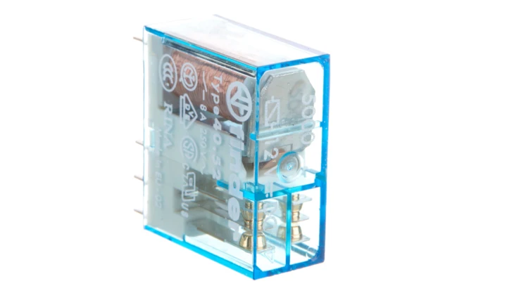 Przekaźnik miniaturowy 2P 8A 12V DC, styk AgNi+Au 40.52.9.012.5000