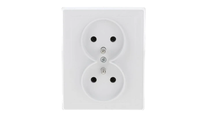 JOWISZ Gniazdo podwójne z/u natynkowe białe GNt-6 Jw