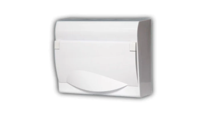 Rozdzielnica modułowa 1x12+2 natynkowa GREEN BOX RN 1/12+2 drzwi białe N+PE IP40 2353-00