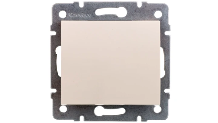 LOGI Łącznik zwierny śrubowy 10AX 250V kremowy 021021103 25128