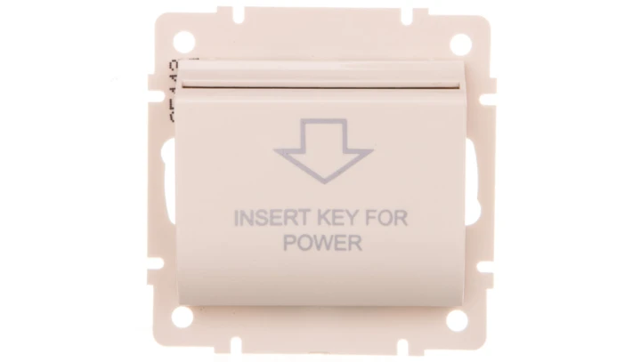 LOGI Łącznik hotelowy z opóźnieniem wyłączenia śrubowy 10AX 250V kremowy 021190103 25143