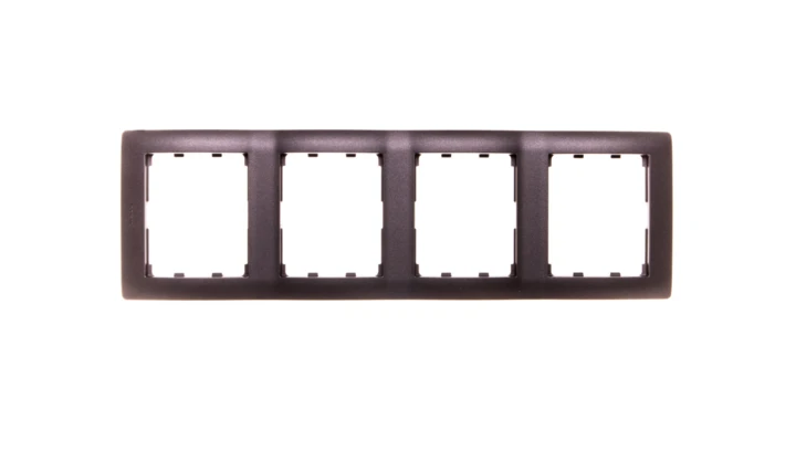 SISTENA LIFE Ramka poczwórna pionowa choco 771208