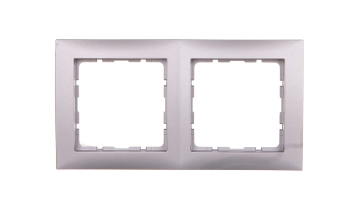 Berker B.Kwadrat Ramka podwójna aluminium 5310128994