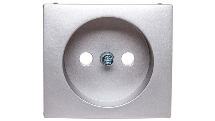 VALENA Gniazdo pojedyncze b/u 16A IP20 aluminium 770116