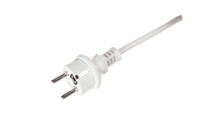 Przewód przyłączeniowy z wtyczką WJ-34 z/u Uni-Schuko 3m IP44 H03VVF 3x1,5 biały