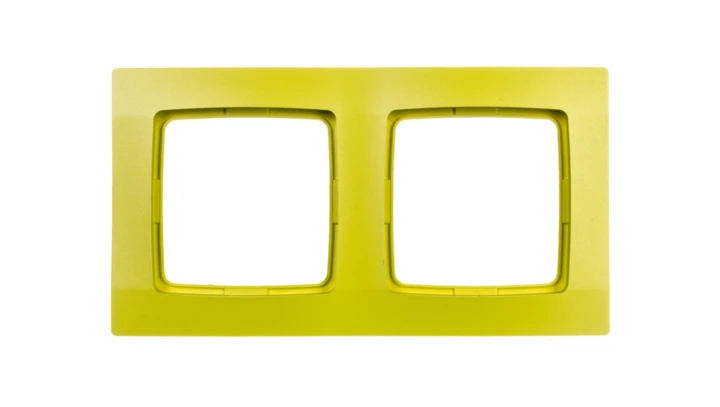 KARO Ramka podwójna limonka R-2S/53