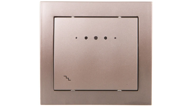 KIER Łącznik schodowy z podświetleniem satyna light ŁP-3WS/45