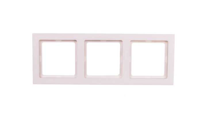 Berker Q.3 Ramka potrójna biały, aksamit 10136099
