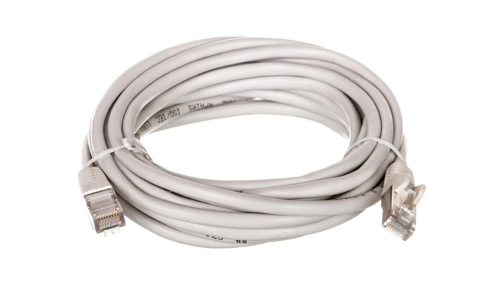 Kabel krosowy patchcord SF/UTP kat.5e CCA szary 5m 50147