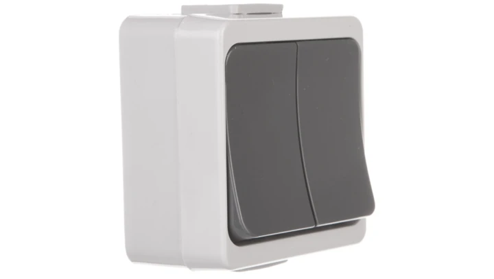 JANTAR-bis Łącznik świecznikowy n/t IP44 szary WNT-2J-b