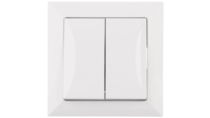 OPAL Łącznik świecznikowy z podświetleniem biały WP-2 Op/S