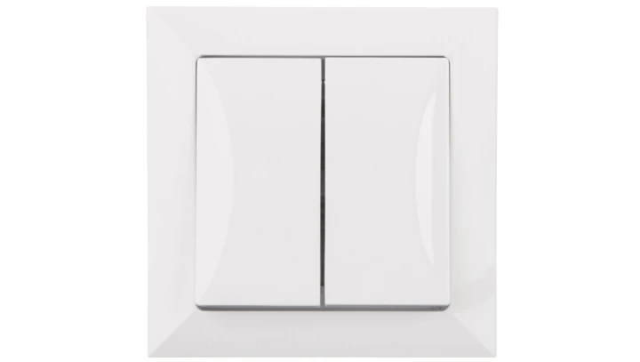 OPAL Łącznik podwójny biały WP-3 Op