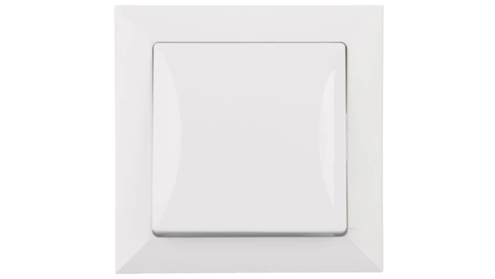 OPAL Przycisk zwierny /światło/ z podświetleniem biały WP-6 Op/S
