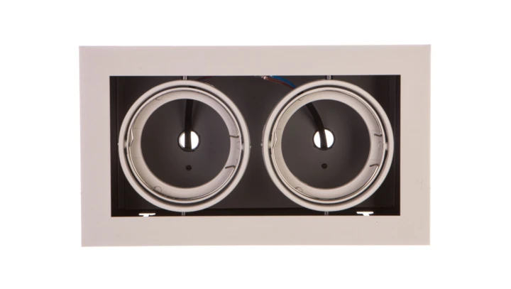 Oprawa sufitowa PIREO podtynkowa podwójna szara/szara OP-PIREO2-81