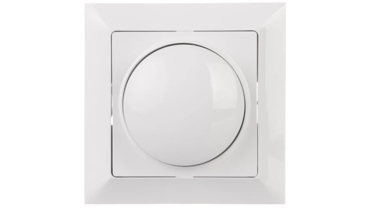 PREMIUM Ściemniacz obrotowy 60-400W 230V biały SO-Pr