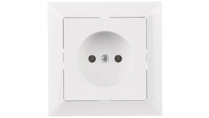 PREMIUM Gniazdo pojedyncze b/u białe GPt-15 Pr