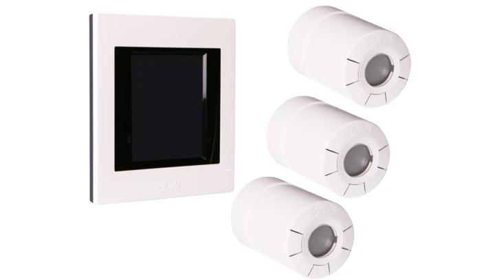 Zestaw startowy Danfoss Link 1 sterownik + 3 termostaty Connect 014G0501