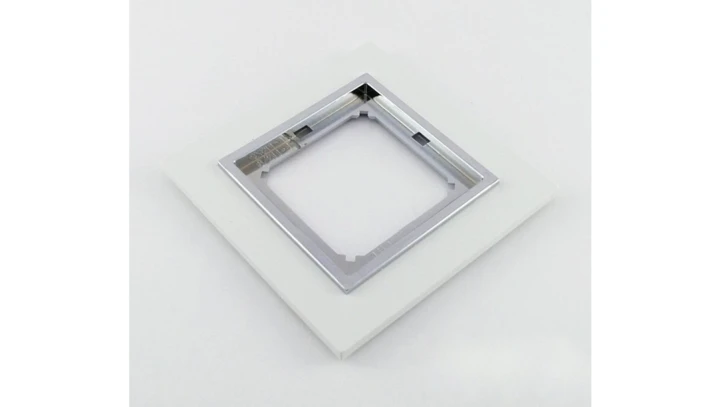 MAGIC Ramka pojedyncza biały/chrom Ra-1 M