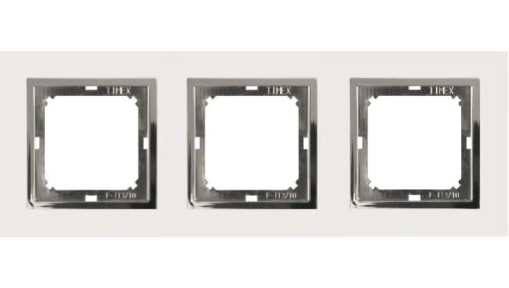 MAGIC Ramka potrójna biały/chrom Ra-3 M