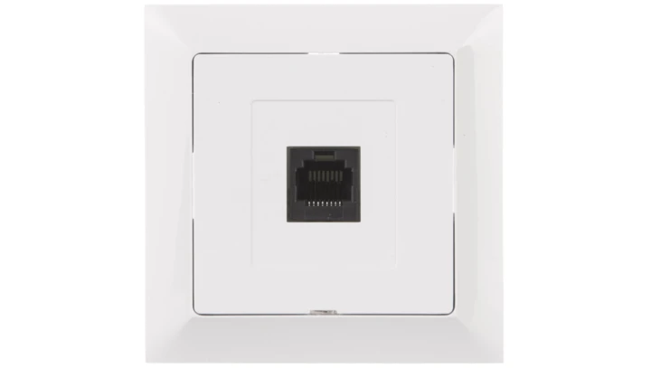 PREMIUM Gniazdo komputerowe RJ45 kat.5e krone LSA+ białe GTP - 12 Pr