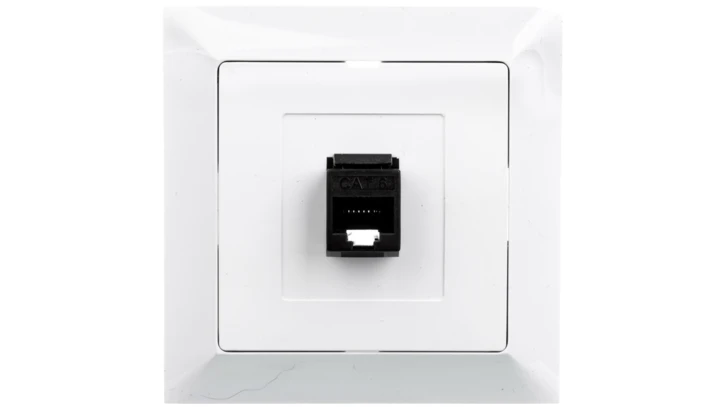 PREMIUM Gniazdo komputerowe RJ45 kat.6 krone LSA+ GTP - 12 Pr/6