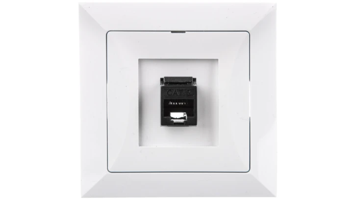 OPAL Gniazdo komputerowe RJ45 kat.6 krone LSA+ białe GTP - 12Op/6