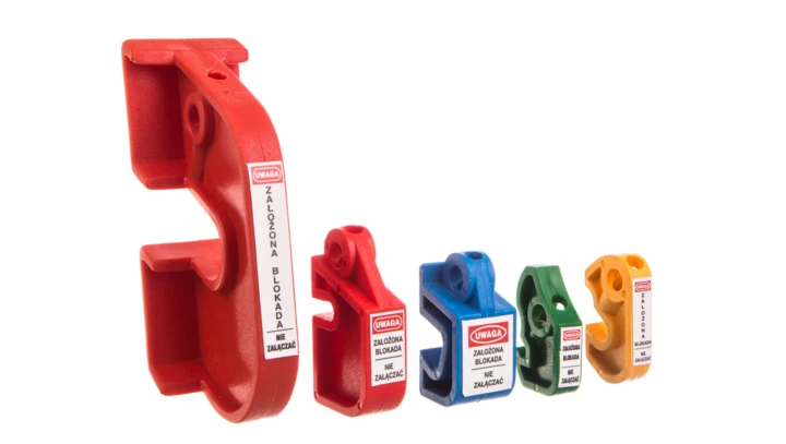 Blokada wyłączników elektrycznych kpl 5 szt. 65E