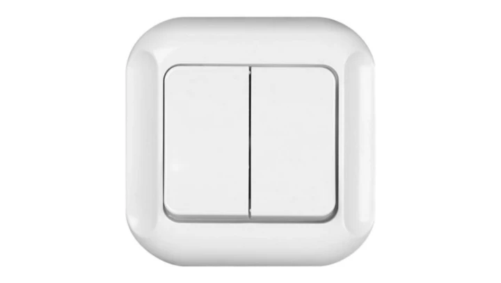 TOPAZ Łącznik świecznikowy biały WP-2T