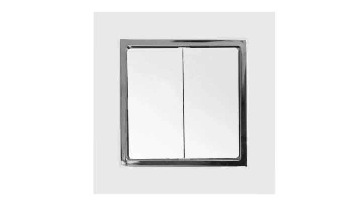 MAGIC Łącznik świecznikowy z podświetleniem biały/chrom WP-2 M/S