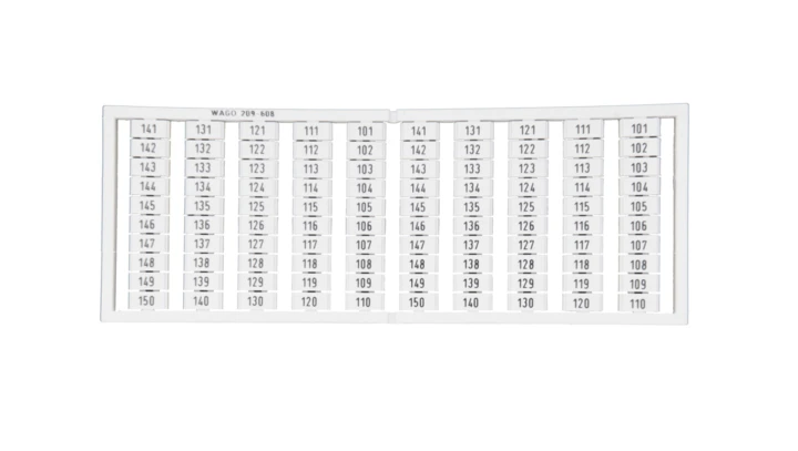 Ramka z oznacznikami 2x 101-150 209-608 /5szt./