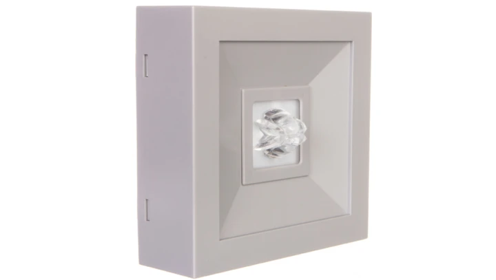 Oprawa awaryjna LOVATO N LED 3W 330lm (opt. koryt.) 1h jednozadaniowa szara LVNC/3W/C/1/SE/X/GR