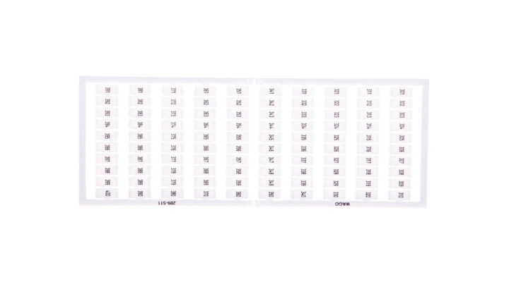 Ramka z oznacznikami 1x 301-400 209-511 /5szt./