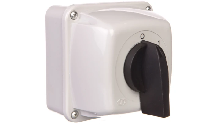 Łącznik krzywkowy 0-1-2-3 25A w obudowie IP44 Łuk 25-63 922563