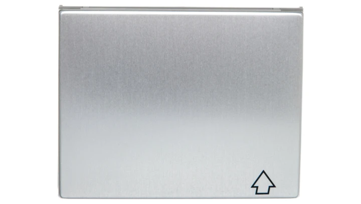 K.5 Płytka czołowa gniazda z/u i pokrywą aluminium 3965777103