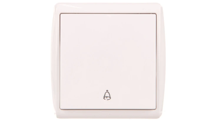 KOS1 Przycisk /dzwonek/ biały 110404