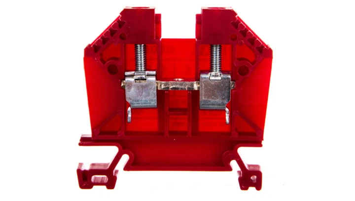 Złączka szynowa 2-przewodowa 6mm2 czerwona EURO 6/35 43401RD /50szt./