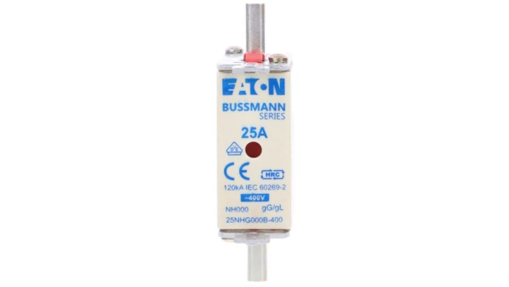 Wkładka NH000 25A 400V gL/gG podwójny wskaźnik 25NHG000B-400