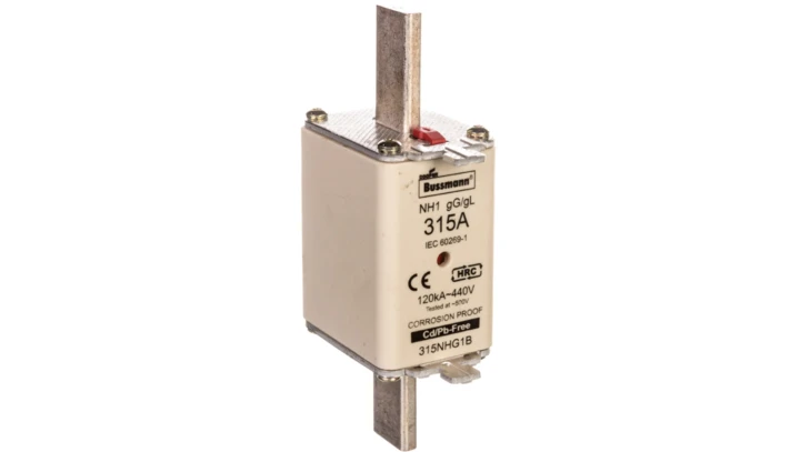 Wkładka NH1 315A 500V gL/gG podwójny wskaźnik 315NHG1B