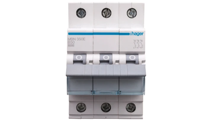 Wyłącznik nadprądowy 3P B 50A 6kA AC MBN350E