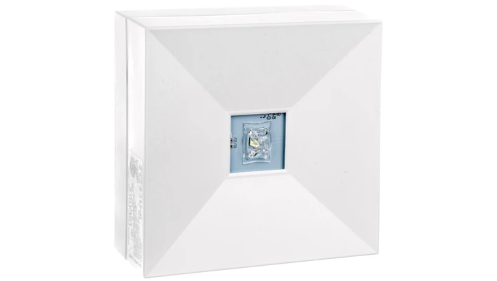 Oprawa awaryjna LOVATO II LED 2W (opt. universal) 270lm 3h jednozadaniowa AT biała LV2U/2W/B/3/SE/AT/WH