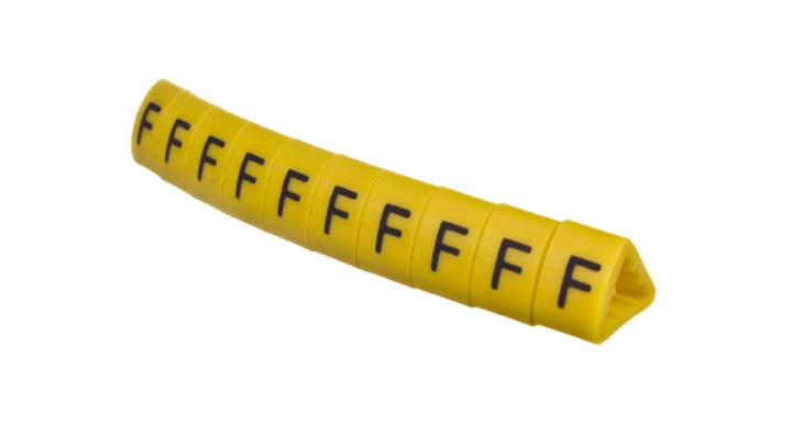 Oznacznik przewodów OZ-2/F żółty E04ZP-01020401700 /100szt./