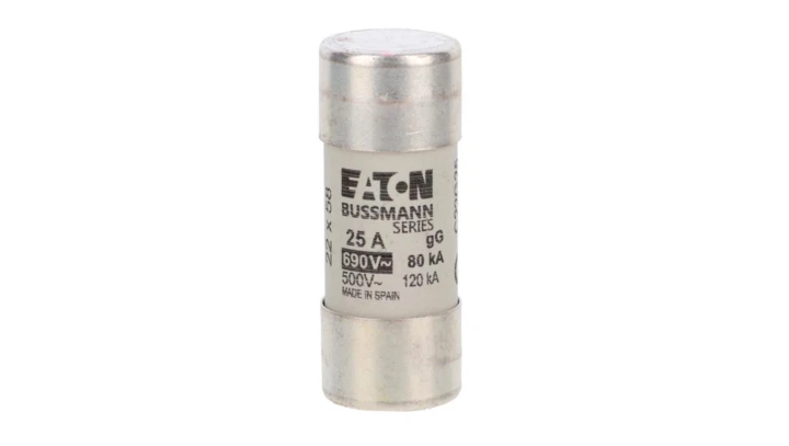 Wkładka bezpiecznikowa cylindryczna 22x58mm 25A gL/gG 690V C22G25