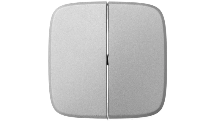 VALENA ALLURE Klawisz przycisku no/nc cięgnowy aluminium 755027