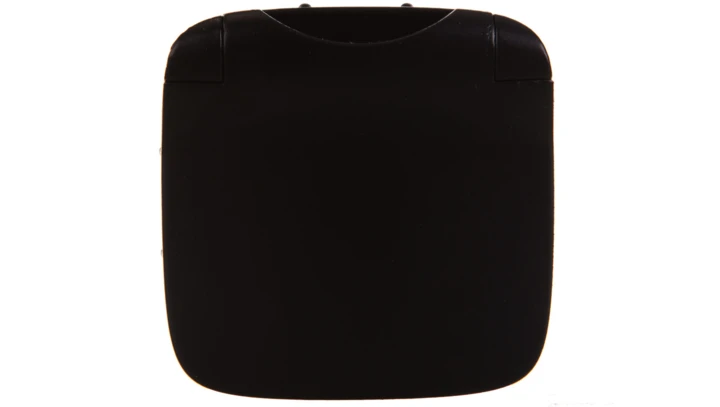 VALENA ALLURE Plakietka gniazda 2p+z z kalpką czarny 754868