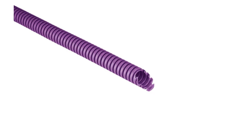 Rura karbowana 750N fioletowa samogasnąca PV UV fi 25/19 ECTC1525L /50m/